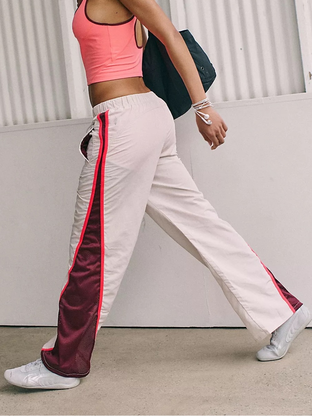Free People Movement - Retro Rider Mesh Pants (Mushroom Combo)